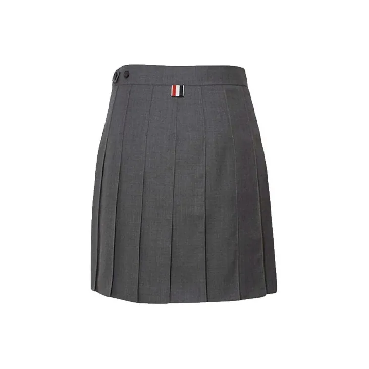 THOM BROWNE Pleated Mini Skirt-1