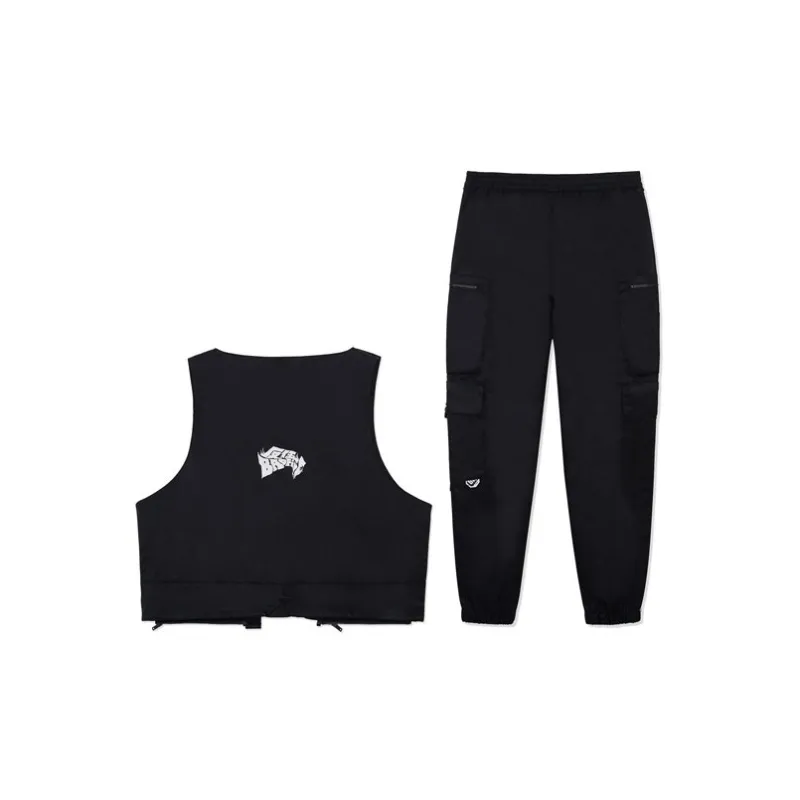 LiNing Basketball Collection Casual Suit Women's Black-1