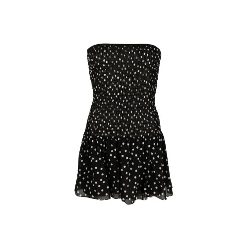 SAINT LAURENT Sleeveless Dresses Women's Black