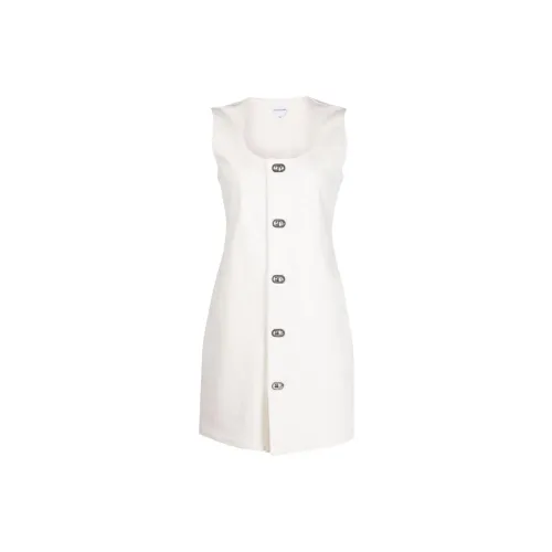 Bottega Veneta Sleeveless Dresses Women's White