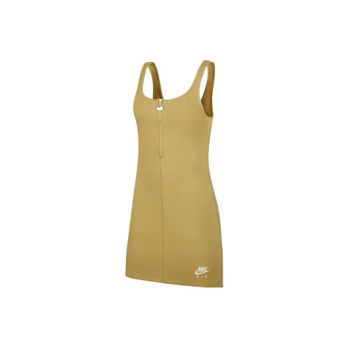 Nike Sleeveless Dresses Women's Barley Yellow