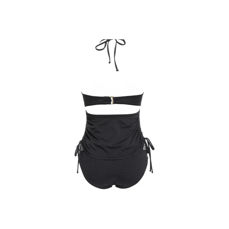 Selmark Two Piece Swimsuits Women's Black-1