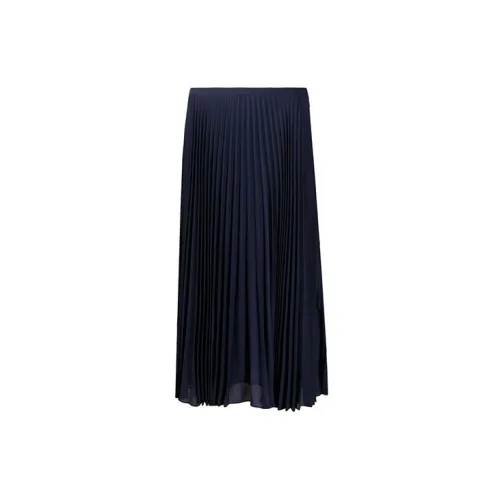 Polo Ralph Lauren Casual Long Skirts Women's Navy Blue