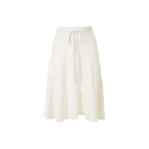 MM6 Maison Margiela Casual Long Skirts Women's White