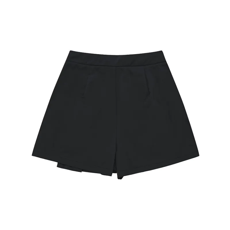 FILA FUSION Casual Short Skirts Women's Pitch Black-1