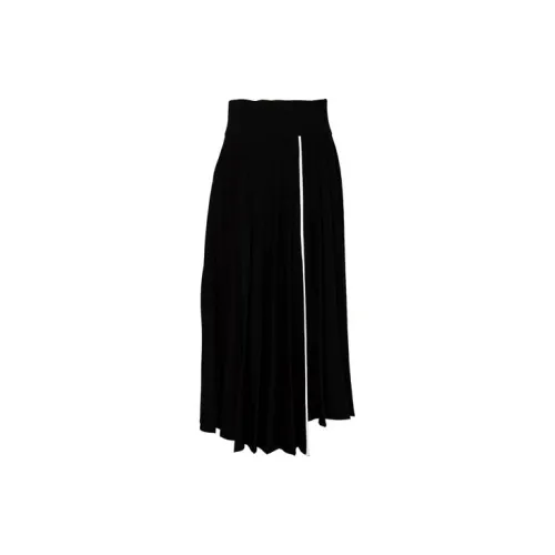 Sacai Casual Long Skirts Women's Black