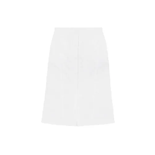 WE11DONE Casual Long Skirts Women's White