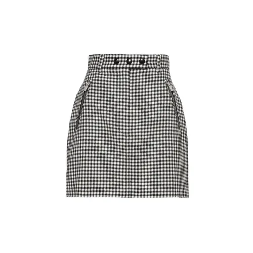 MIU MIU Casual Short Skirts Women's Black