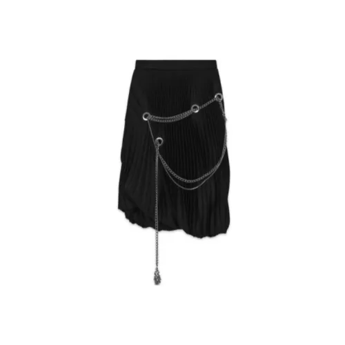 WE11DONE Casual Long Skirts Women's Black