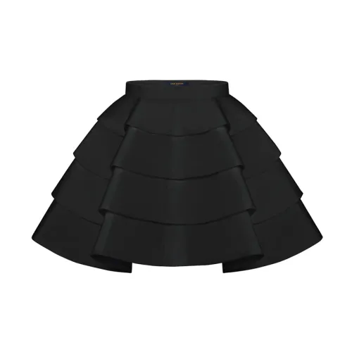 LOUIS VUITTON New Quarterly Products Of LV Casual Short Skirts Women's Black