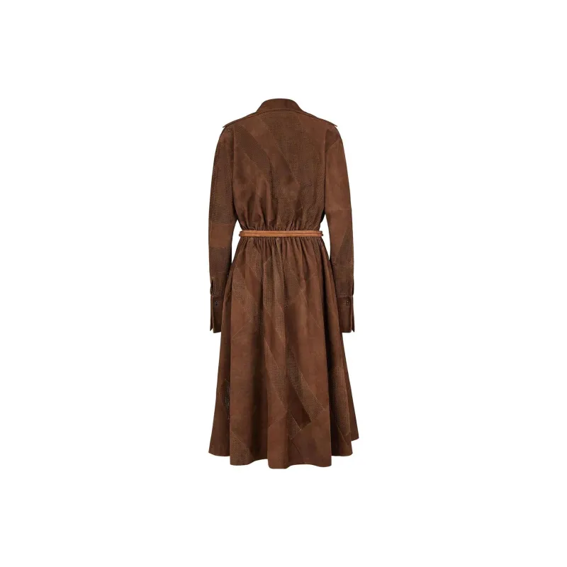 FENDI Long-Sleeved Dresses Women's Umber-1