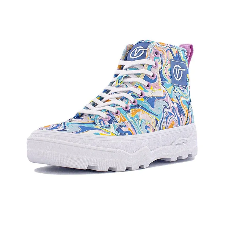 Vans SK8 HI Wc Classic Casual Skateboarding Shoes Unisex Blue Purple-1
