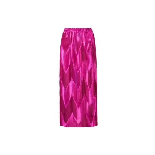 Givenchy Casual Long Skirts Women's Rose Red