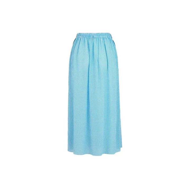 FENDI SS21 Casual Long Skirts Women's Blue-1