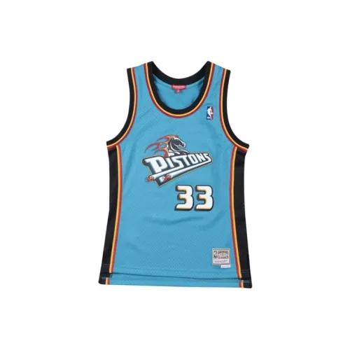 Mitchell Ness Basketball Jerseys Women's Blue