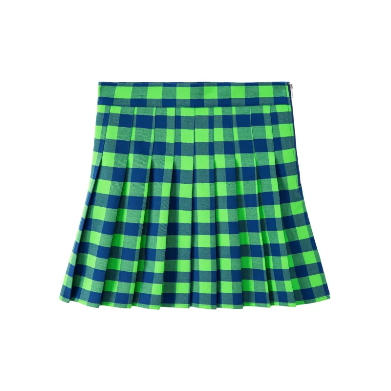 CHUU Casual Short Skirts Women's Green-1