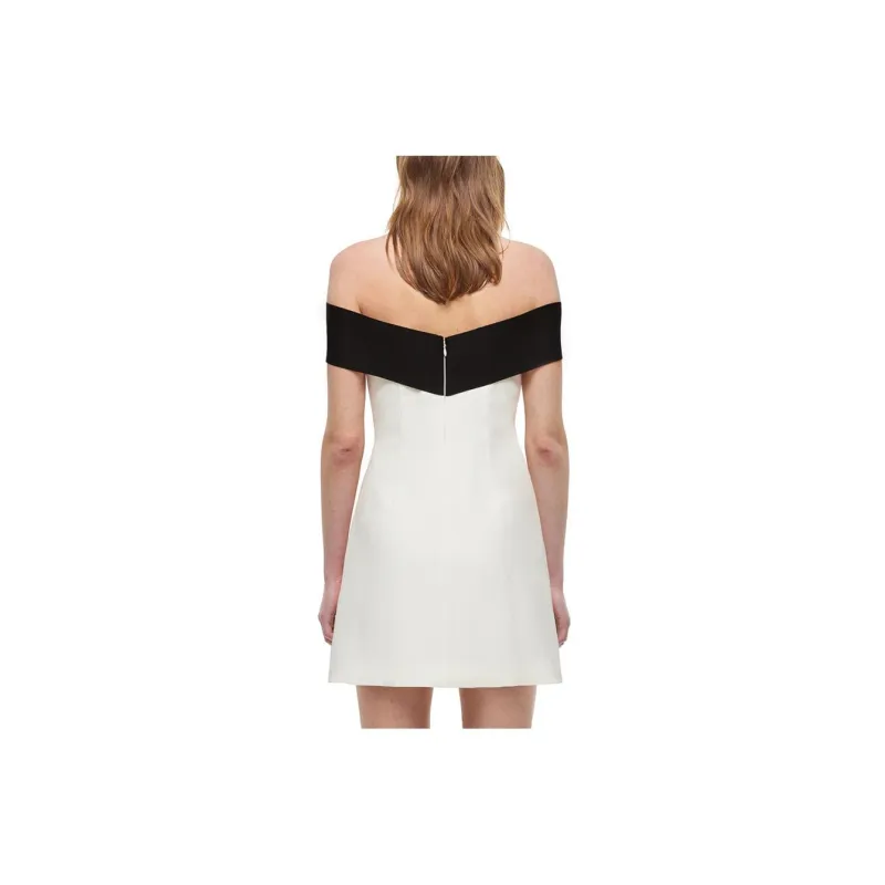 Self-portrait Sleeveless Dresses Women's White-1