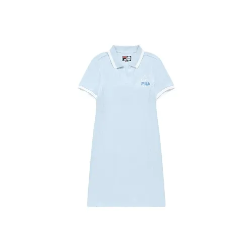 FILA FUSION Short-Sleeved Dresses Women's Blue