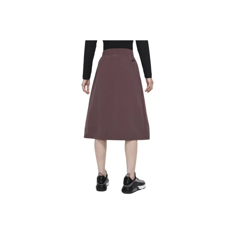 Nike SPORTSWEAR TECH PACK Casual Long Skirt Women's Purple-1