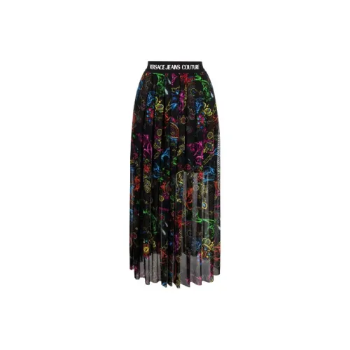 VERSACE JEANS COUTURE Casual Long Skirts Women's Black