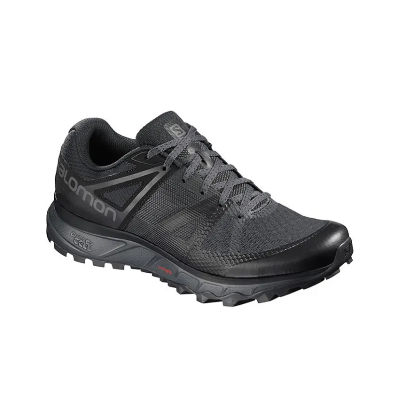 SALOMON Trailster GTX Cushioning, Slip Resistant, And Abrasion Resistant Low Top Outdoor Shoes Black Gray-1