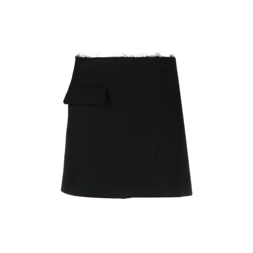 Vetements Casual Short Skirts Women's Black