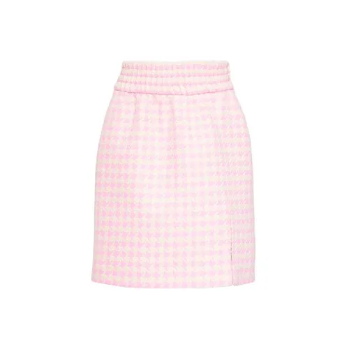 MIU MIU Casual Short Skirts Women's Pink