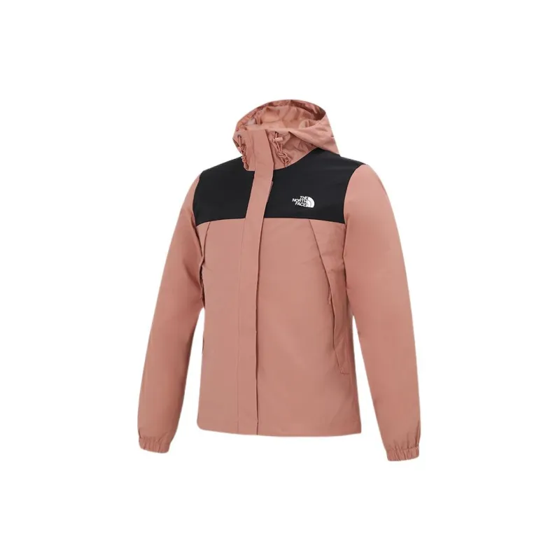THE NORTH FACE Outdoor Hiking Waterproof And Windproof To Keep Warm Windbreaker Jacket Women's Pink-2