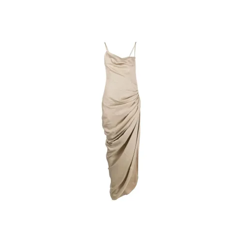 Jacquemus Sleeveless Dresses Women's Light Brown