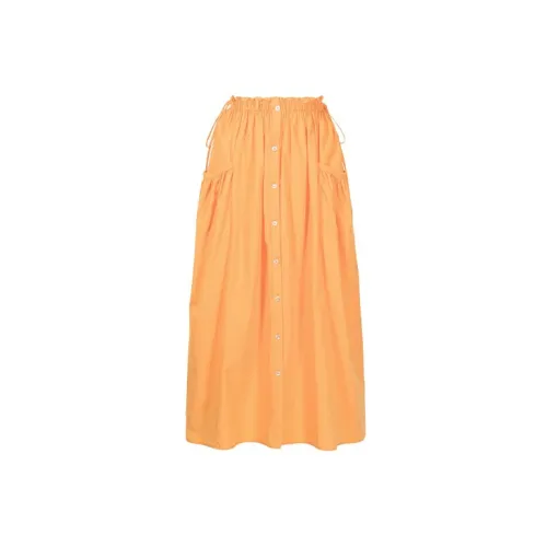 MSGM Casual Long Skirts Women's Orange