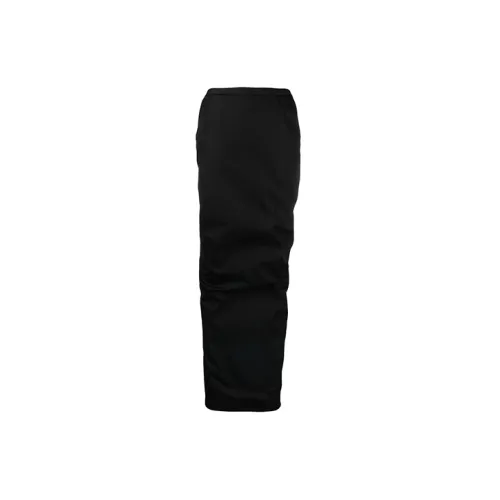 RICK OWENS Casual Long Skirts Women's Black