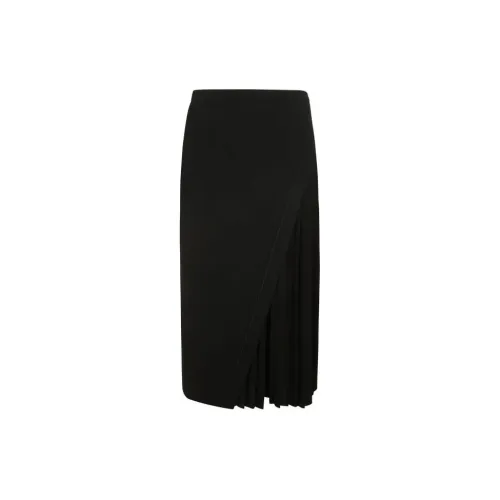 MaxMara Studio Casual Long Skirts Women's Black