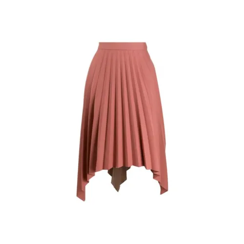 Acne Studios Casual Long Skirts Women's Coral Red