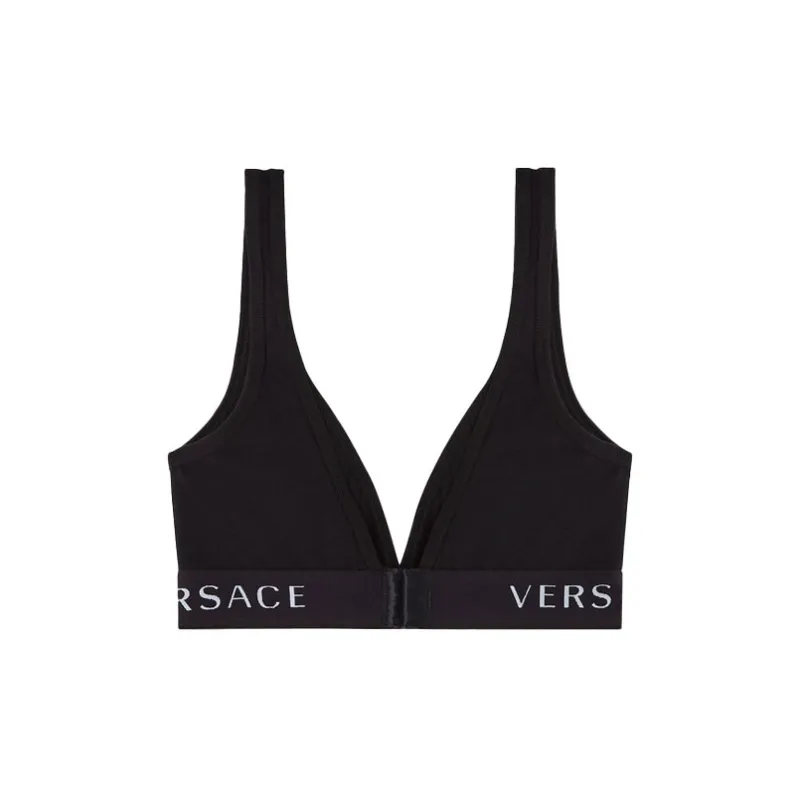 VERSACE Logo Detailed Sleeveless Bra-1