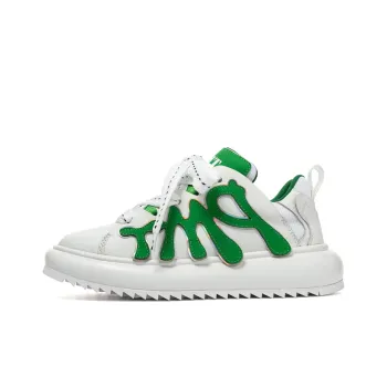 PMT Drifter Stylish Skateboarding Shoes Unisex White Green