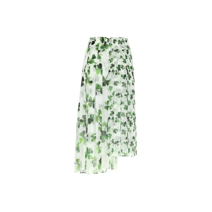 LOEWE Casual Long Skirts Women's Green-1