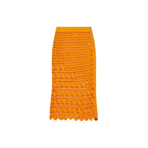 Acne Studios Casual Long Skirts Women's Orange