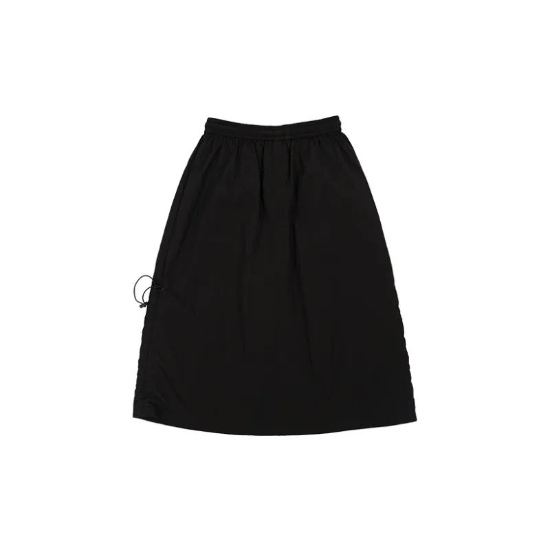 Nerdy Casual Long Skirts Women's Black-1