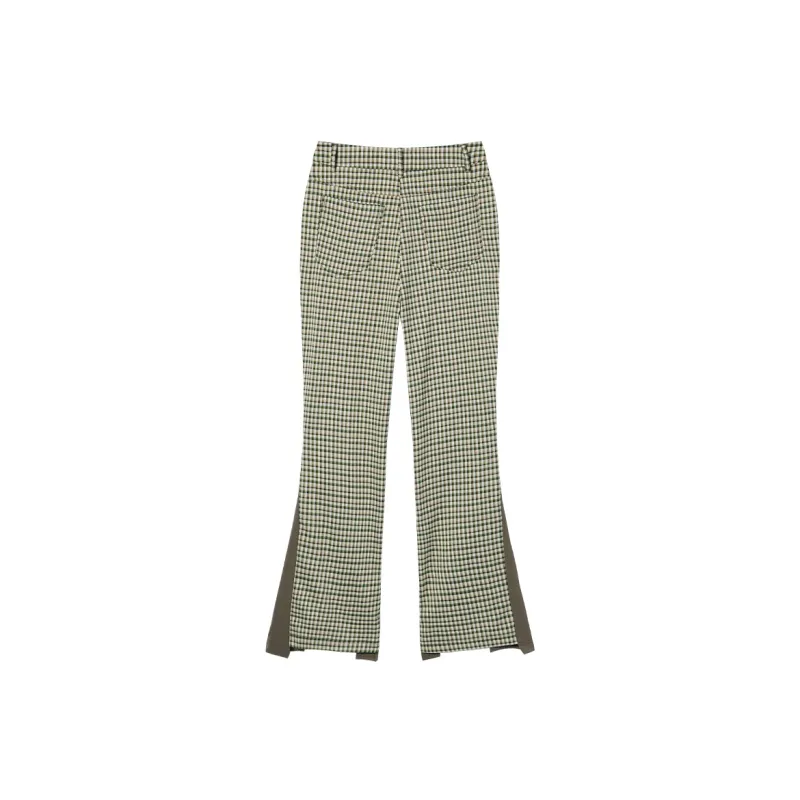 I'M ONE Casual Pants Women's Plaid-1