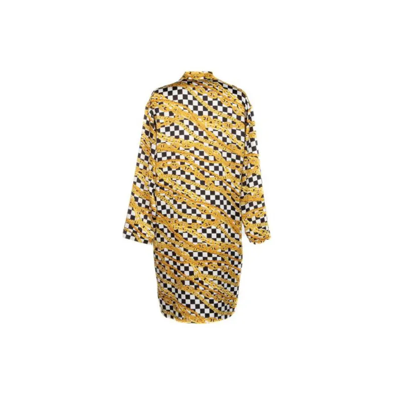 Balenciaga Chain Printed Oversized Dress-1