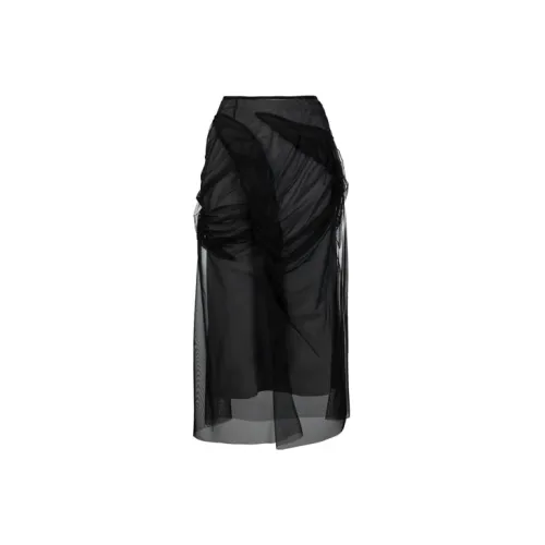 Maison Margiela Casual Long Skirts Women's Black