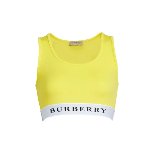 Burberry Tank Tops Women's Yellow