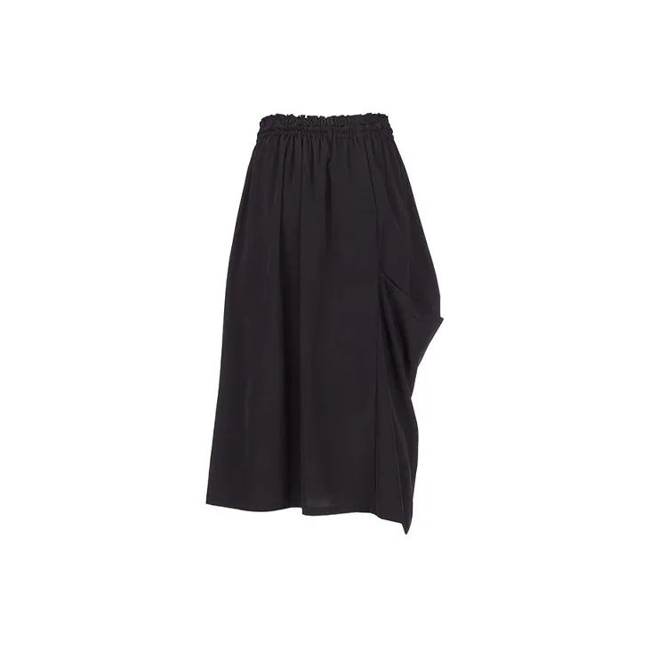 Yohji Yamamoto Casual Long Skirts Women's Black-1