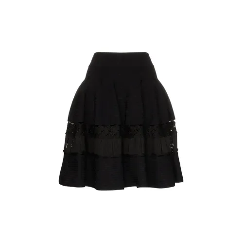 Alexander McQueen Casual Short Skirts Women's Black