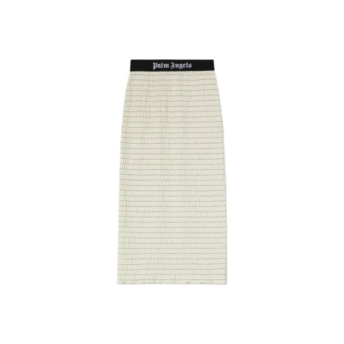 PALM ANGELS Casual Long Skirts Women's White