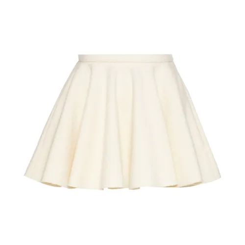 Valentino Casual Short Skirts Women's Off White