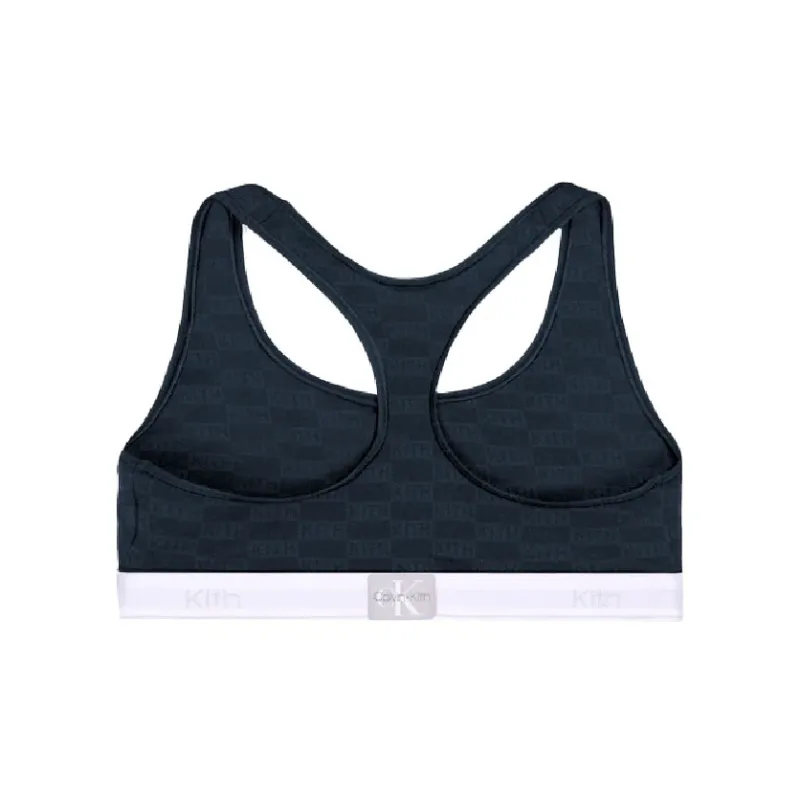 KITH Women's For Calvin Klein Classic Bralette 'Navy Heather'-1