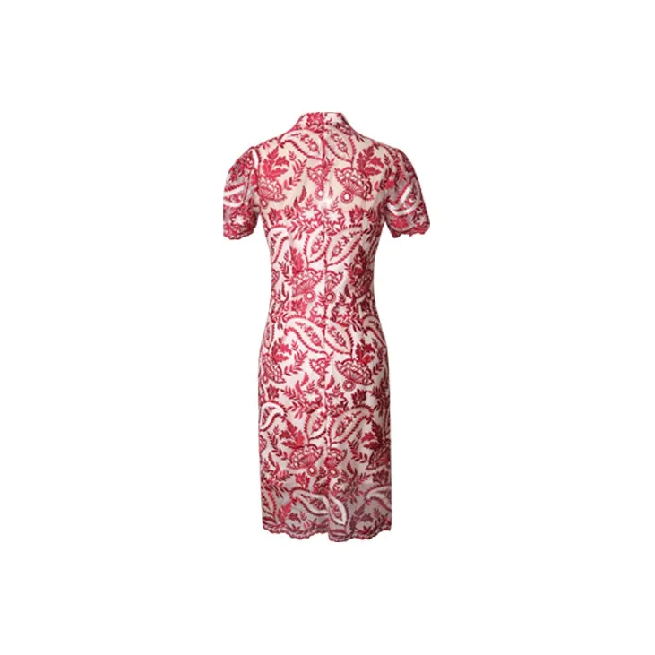 JINYE ORIENTAL Cheongsam Women's Red-1