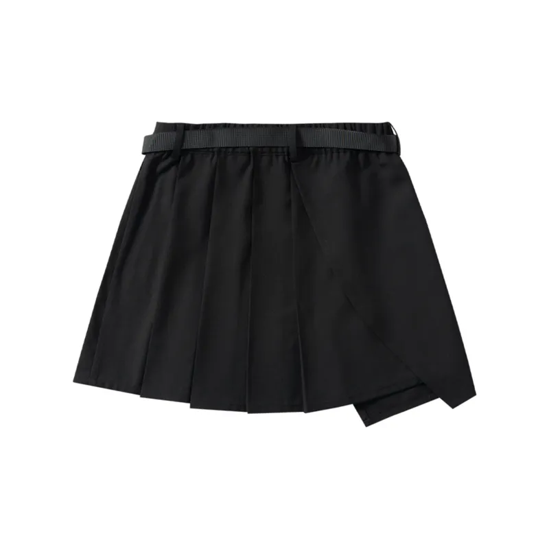 ENSHADOWER Casual Short Skirts Women's Black-1