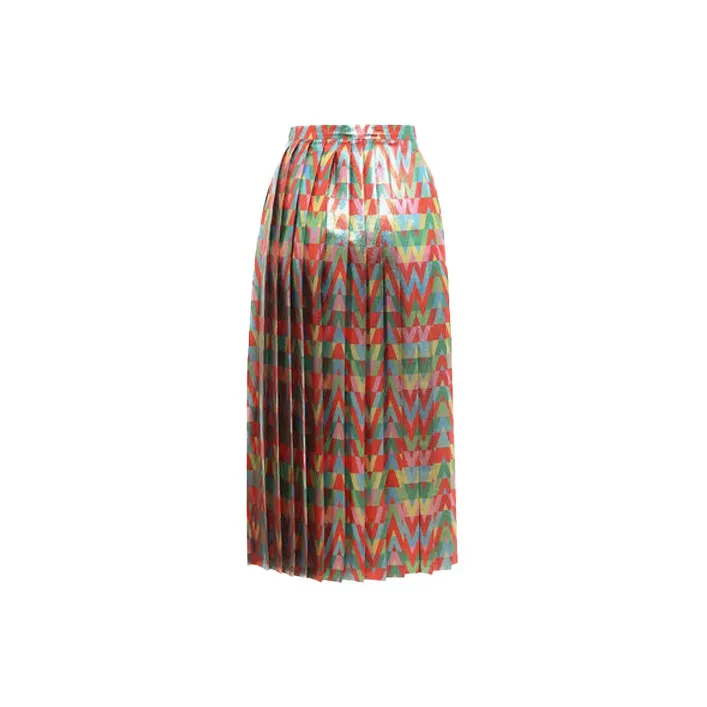 Valentino Casual Long Skirt Women's Red-1